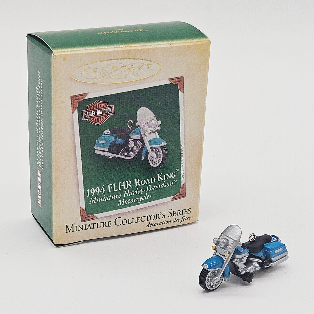 Hallmark Keepsake – “Miniature Harley Davidson Road King” — with original box