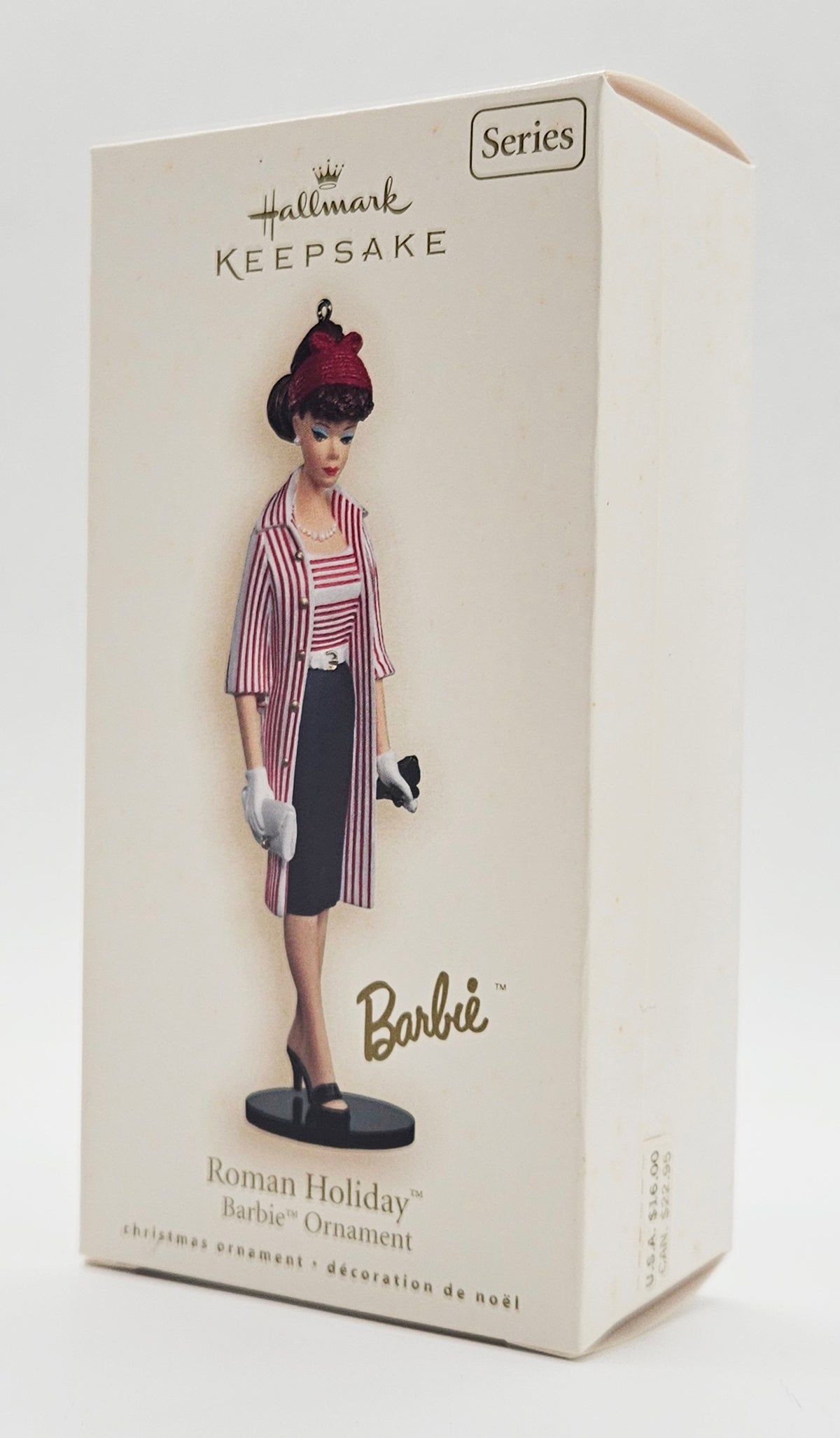 2007 Hallmark Keepsake Roman Holiday Barbie (QX2357) — box