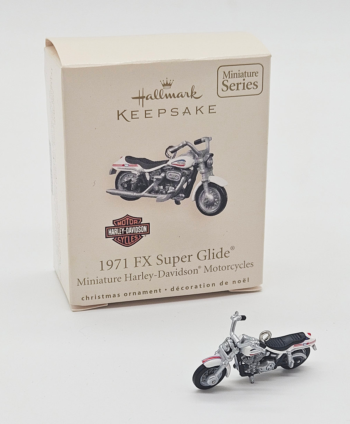 Hallmark Keepsake – “Miniature Harley Davidson FX Super Glide” — with original box
