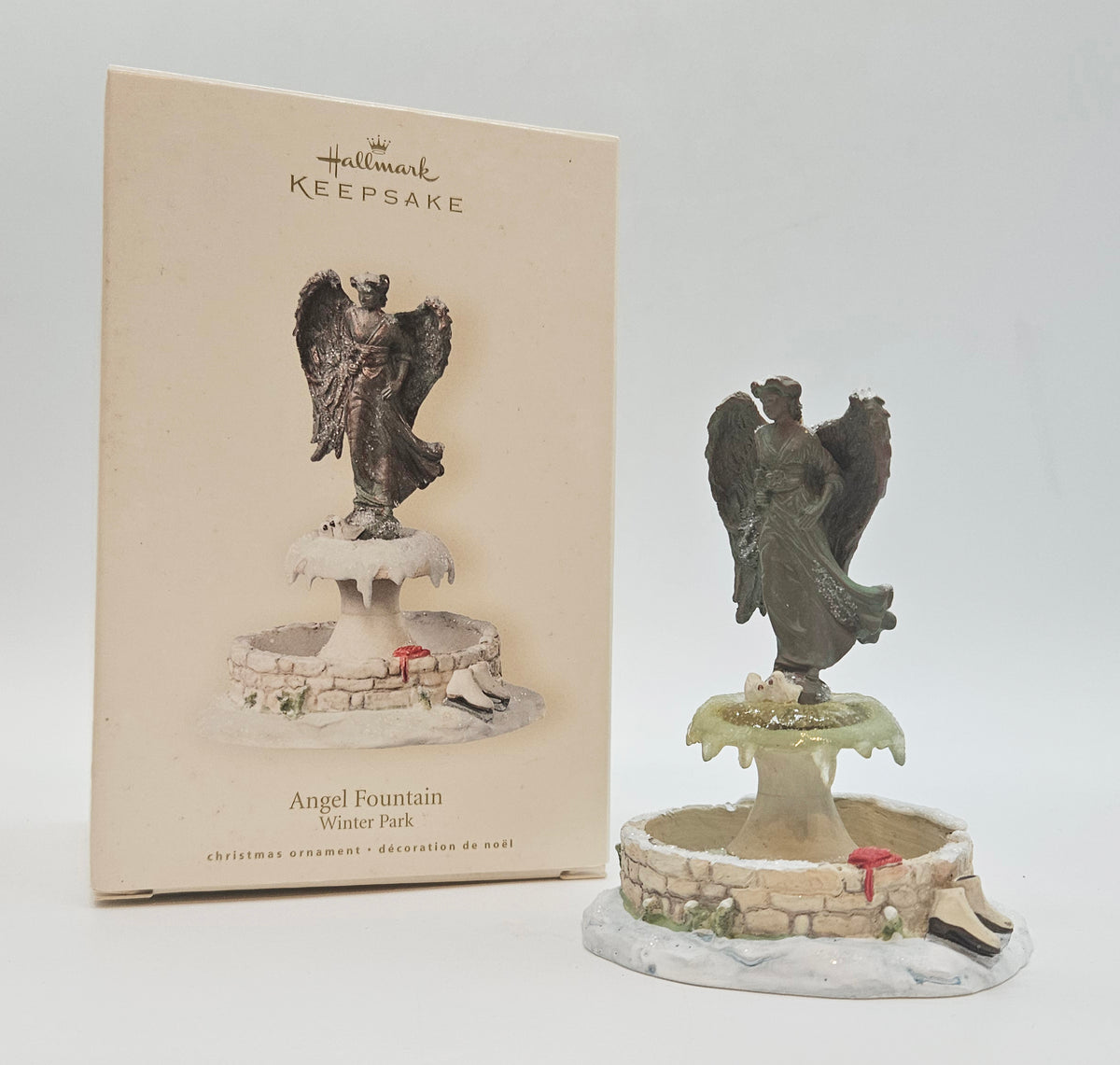 Hallmark Keepsake – “Winter Park Angel Fountain” — with original box