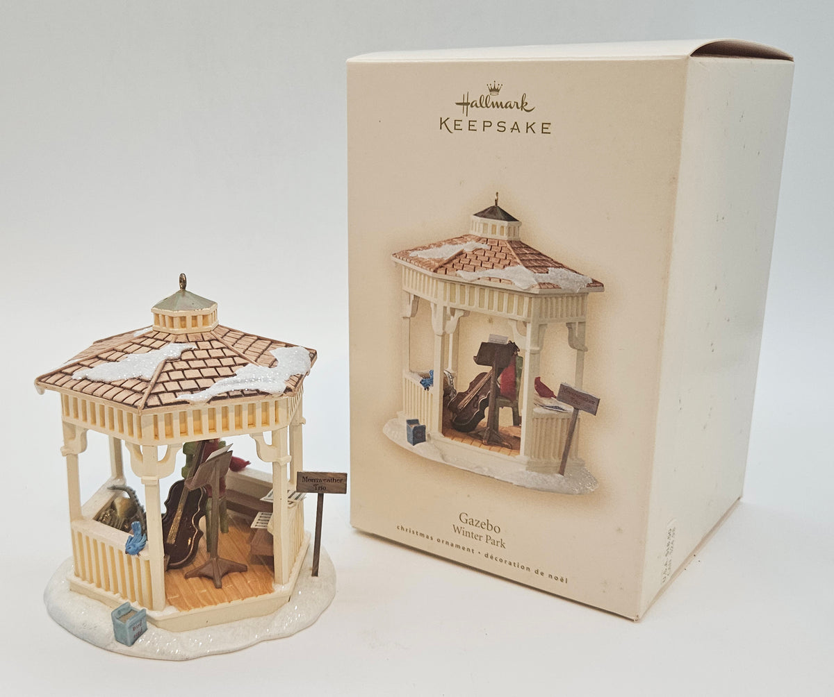 Hallmark Keepsake – “Winter Park Gazebo” — with original box