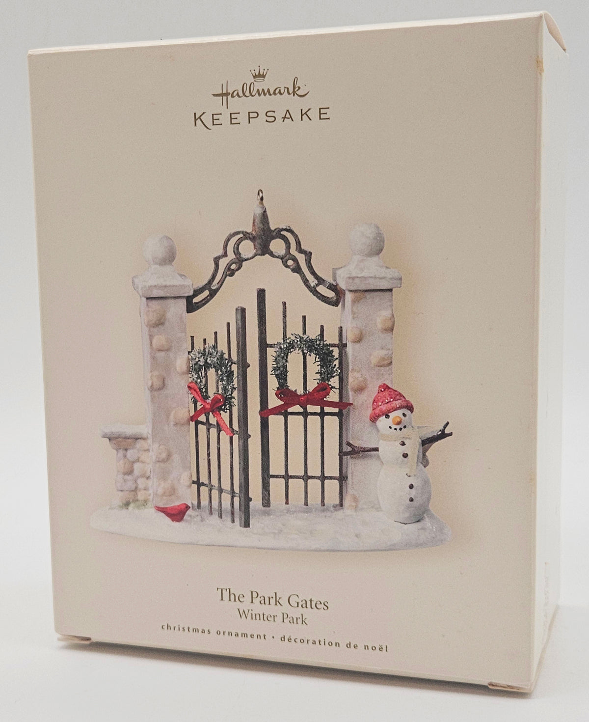 Hallmark Keepsake – “Winter Park Park Gates” — original packaging