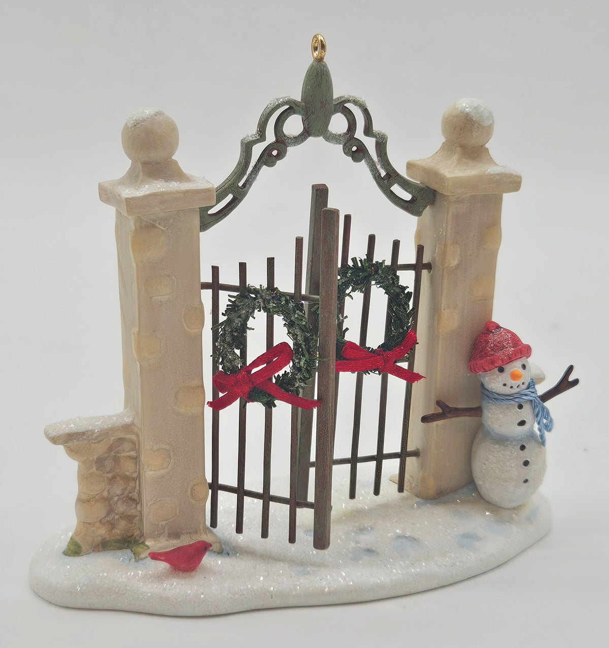 Hallmark Keepsake – “Winter Park Park Gates” — ornament view