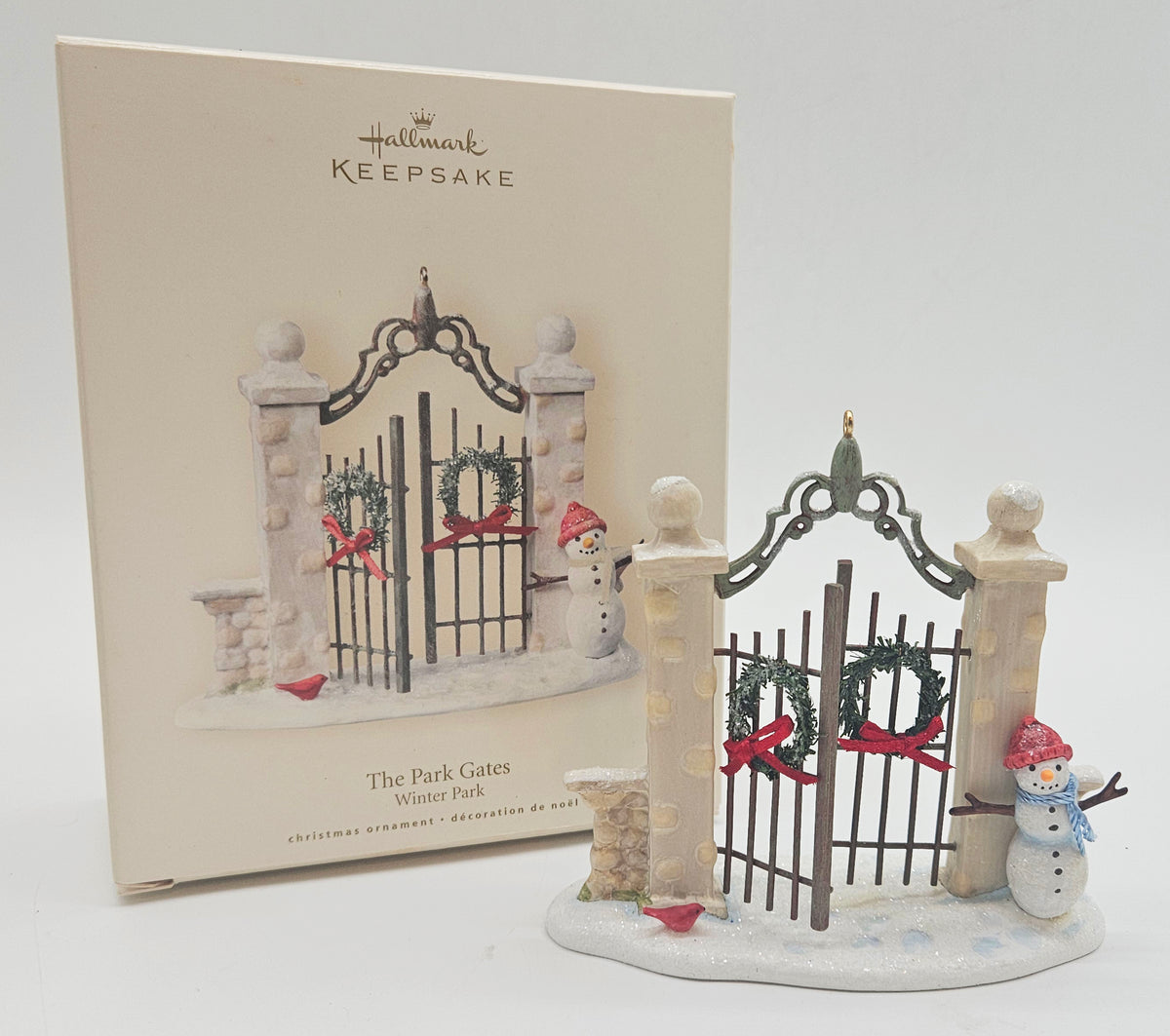 Hallmark Keepsake – “Winter Park Park Gates” — with original box