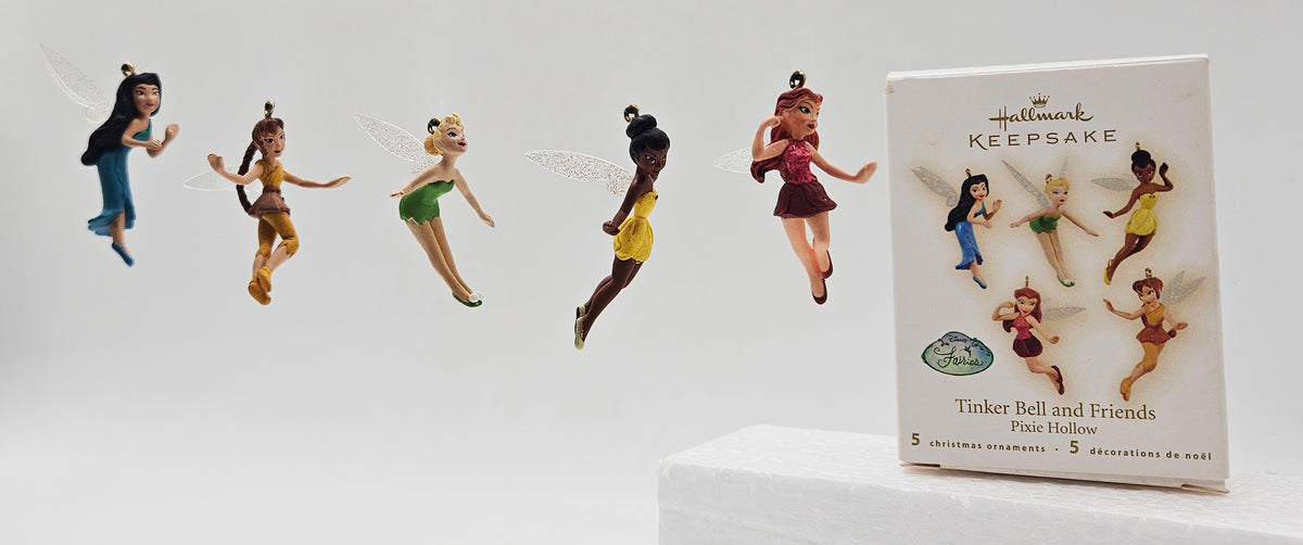 2009 Hallmark Keepsake Tinker Bell and Friends – Pixie Hollow (QXM9102) — with box and products