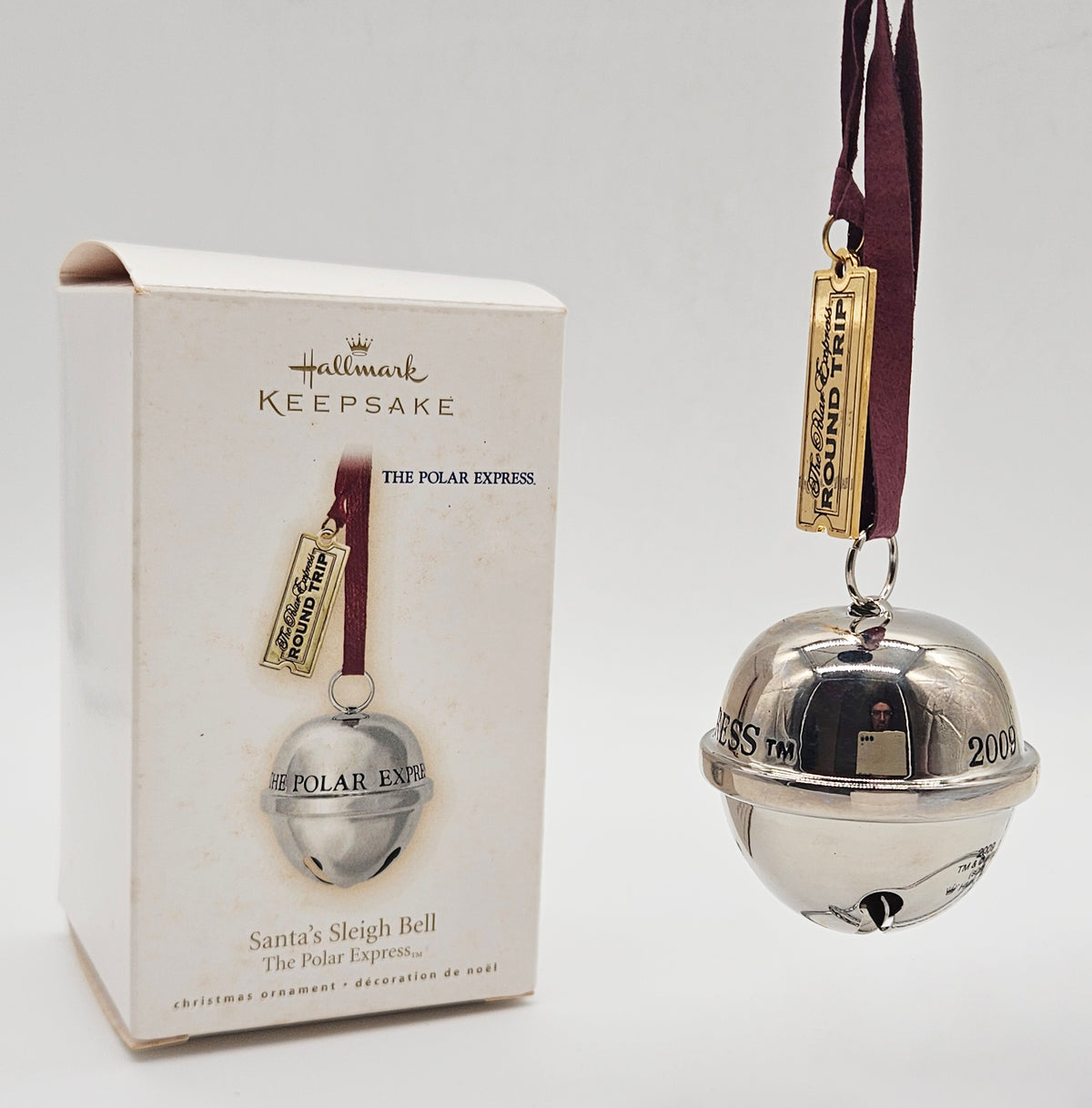 2009 Hallmark Keepsake Santa’s Sleigh Bell (QXI1042) — with box