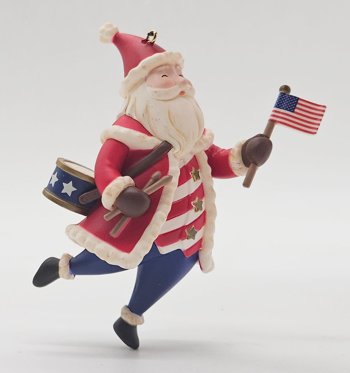 Hallmark Keepsake – “All-American Santa” — ornament view