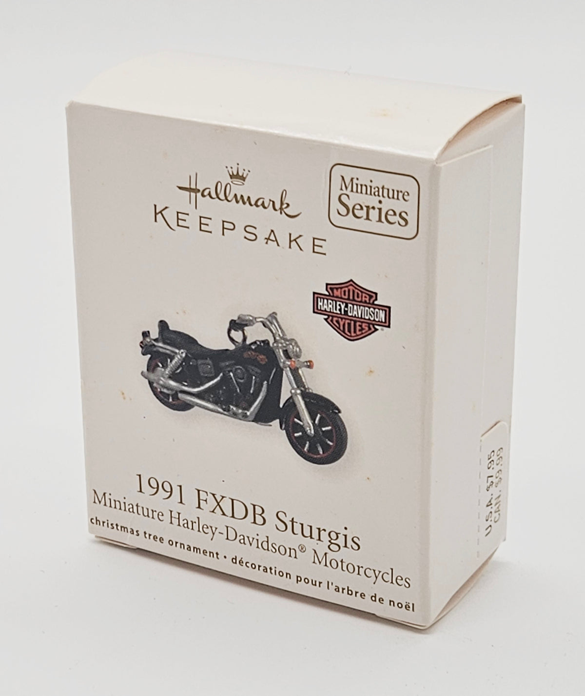 Hallmark Keepsake – “Miniature Harley-Davidson FXDB Sturgis” — original packaging
