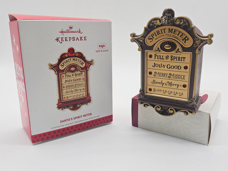 2013 Hallmark Keepsake Santa’s Spirit Meter – with box