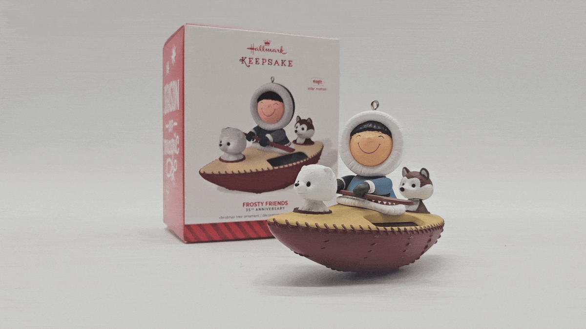 Hallmark Keepsake – “Frosty Friends 35th Anniversary” — ornament view