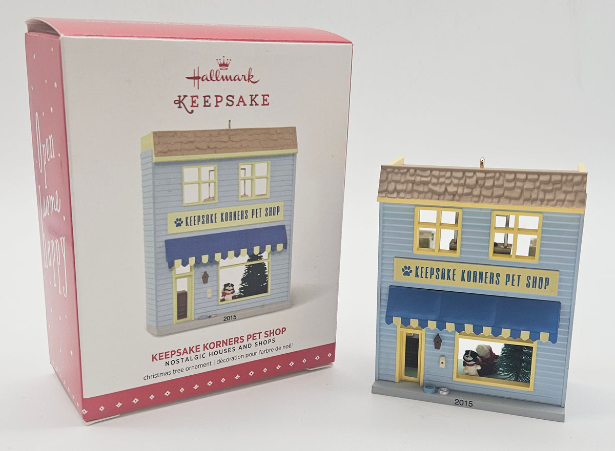 Hallmark Keepsake – “Korners Pet Shop” — with original box