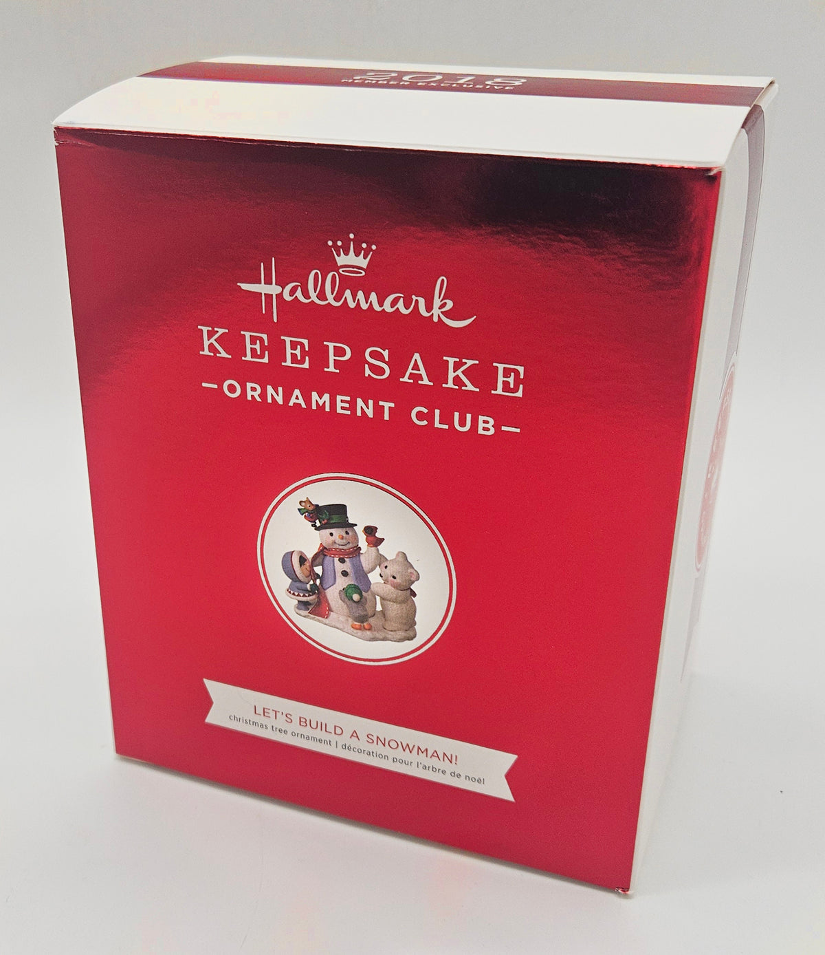 Hallmark Keepsake – “Club Let's Build a Snowman” — original packaging