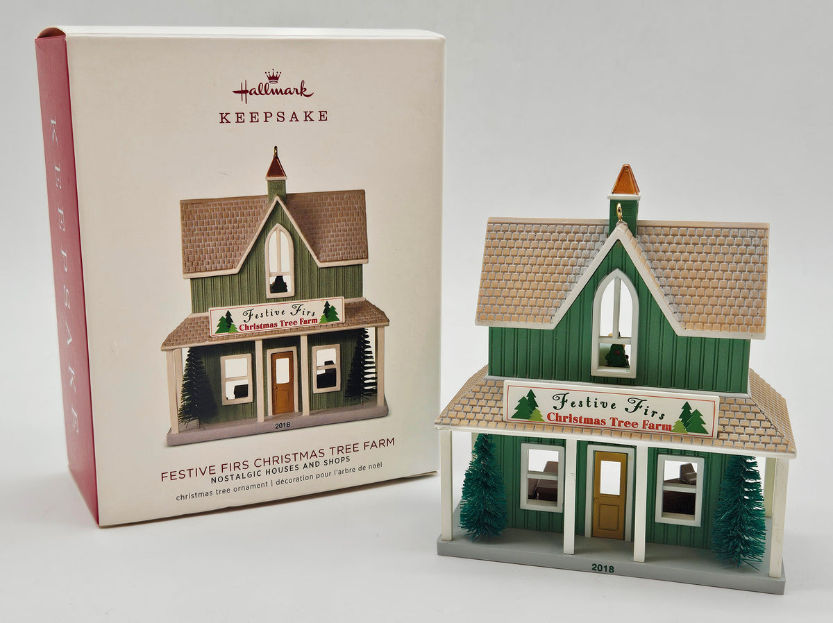 Hallmark Keepsake – “Festive Firs Christmas Tree Farm” — with original box
