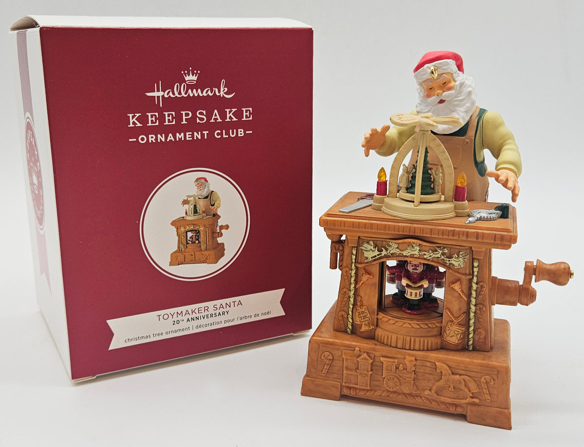 Hallmark Keepsake – “Toymaker Santa 20th Anniversary” — with original box