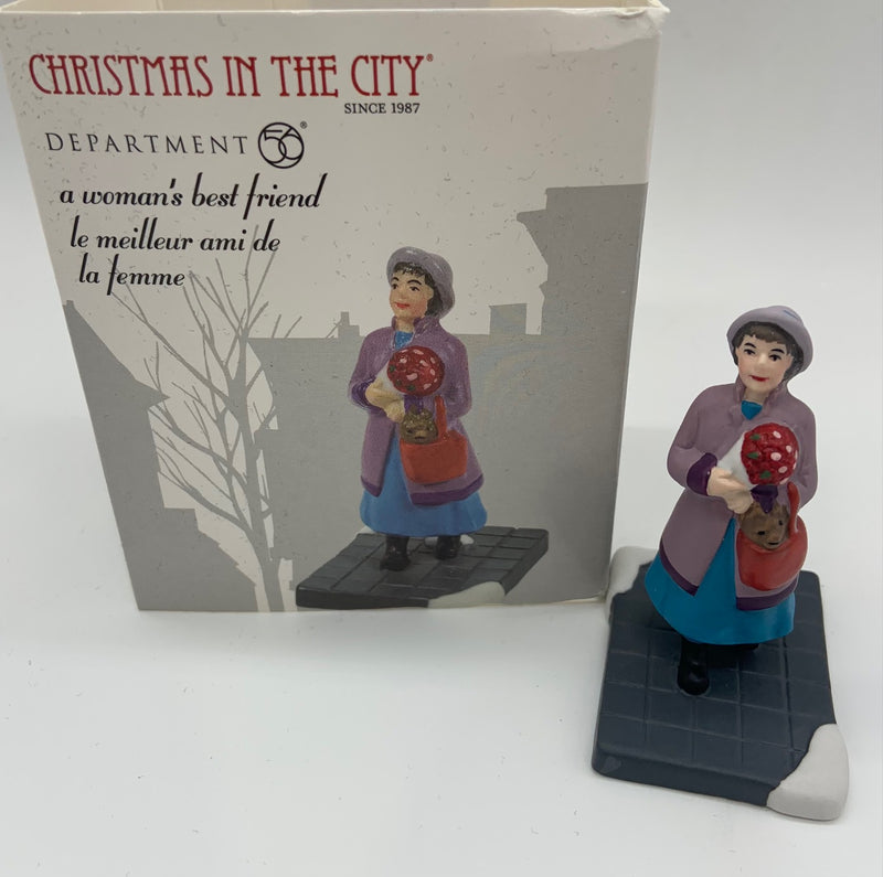 Dept 56- Christmas in the City "A Woman's Best Friend" accessory
