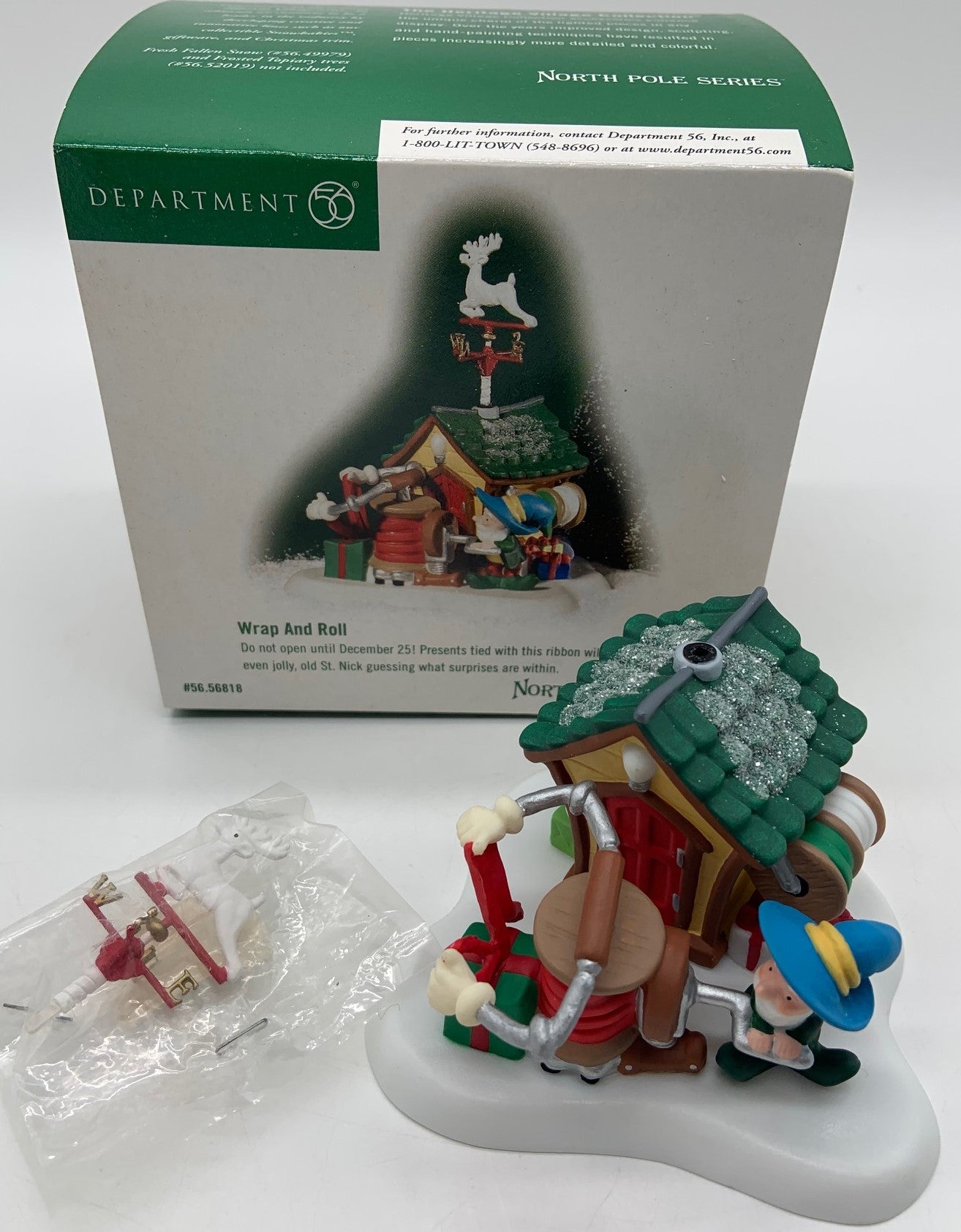 North Pole Series Just in Time for Christmas Village Figures North Pole Series Just in Time for Christmas Village Figures