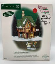 Load image into Gallery viewer, Dept 56- Dickens' Village "T. Smith Christmas Crackers" - see note