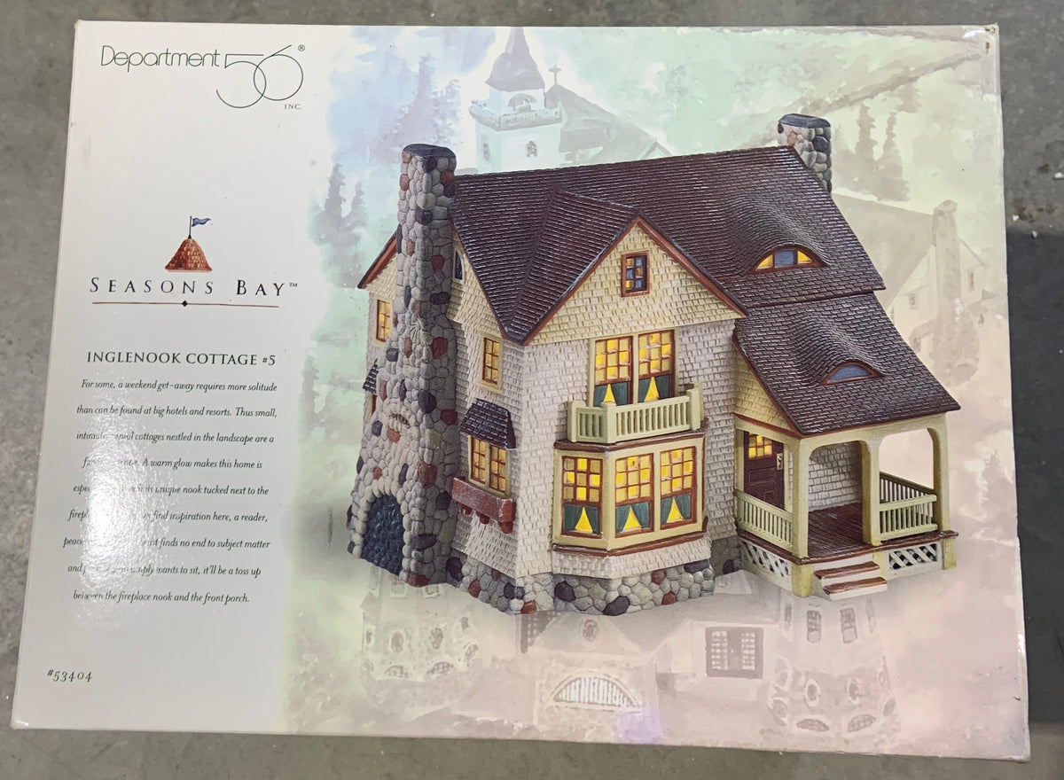 Dept 56- Season Bay Series "Inglenook Cottage #5"