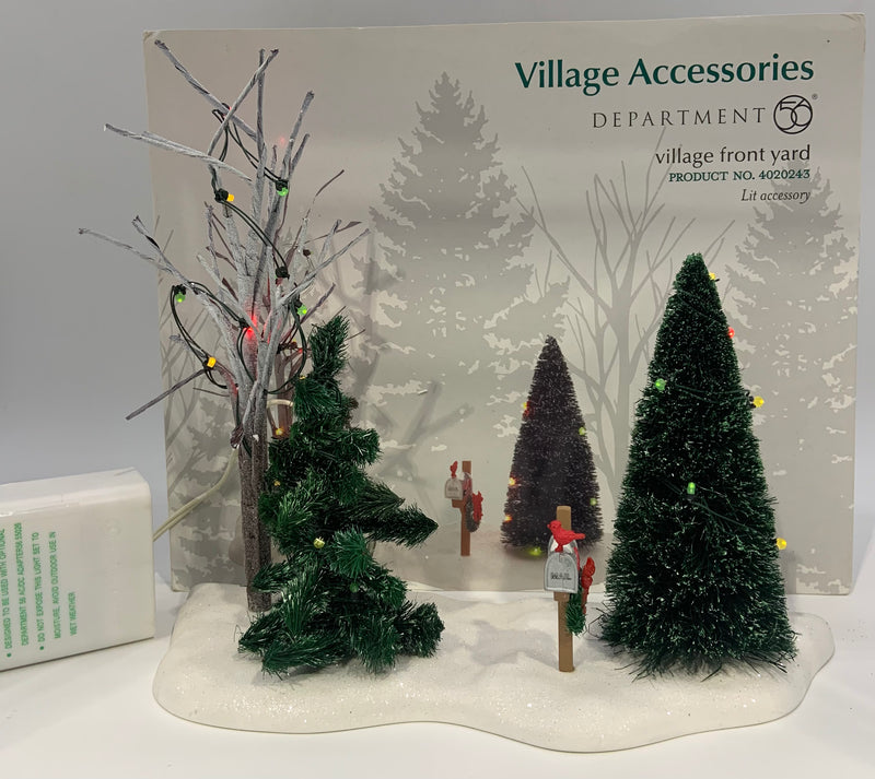 Dept 56- Village Accessories "Village Front Yard" accessory