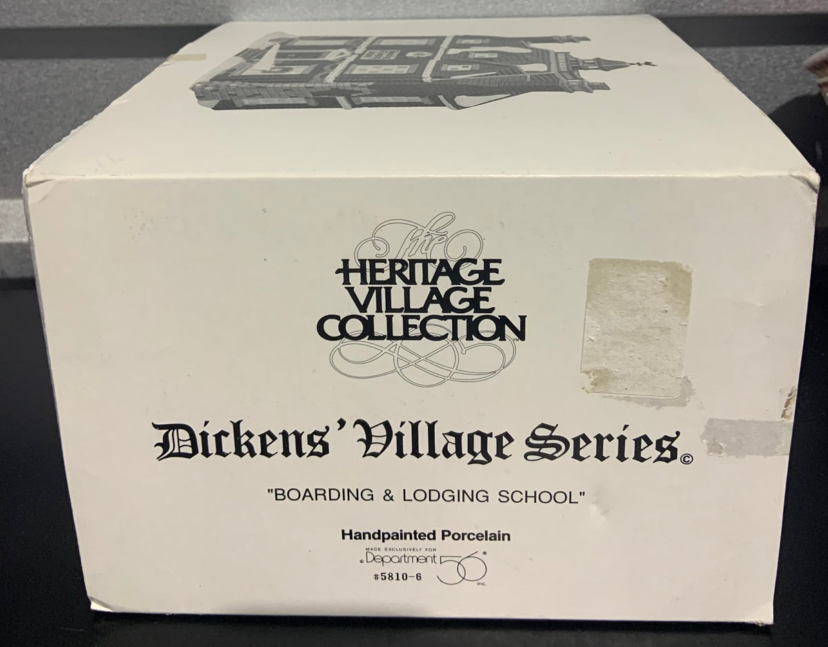 Dept 56- Dickens' Village "Boarding & Lodging School"