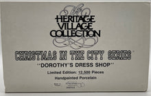 Load image into Gallery viewer, Department 56- Christmas in the City "Dorothy's Dress Shop"