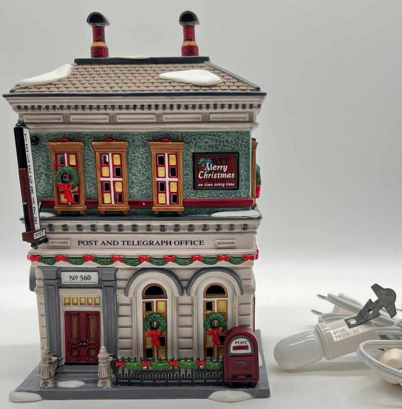 Dept 56- Christmas in the City "City Post & Telegraph Office"