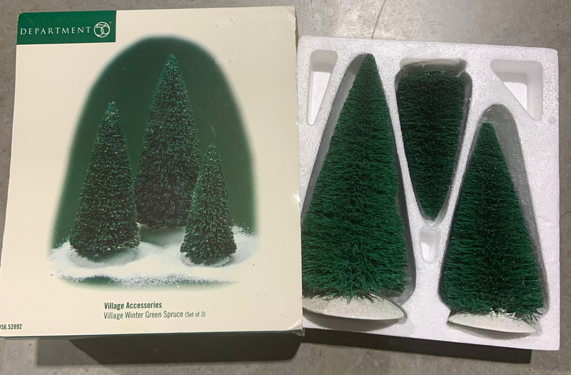 Dept 56- Village Accessories "Village Winter Green Spruce"