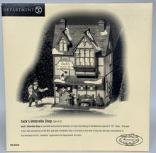 Load image into Gallery viewer, Dept 56- National Council of Dept 56 Clubs "Jack's Umbrella Shop"