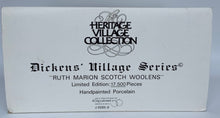 Load image into Gallery viewer, Dept 56- Dickens' Village "Ruth Marion Scotch Woolens"