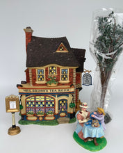 Load image into Gallery viewer, Dept 56- Dickens' Village "Mrs. Brim's Tea Room" Gift set of 4