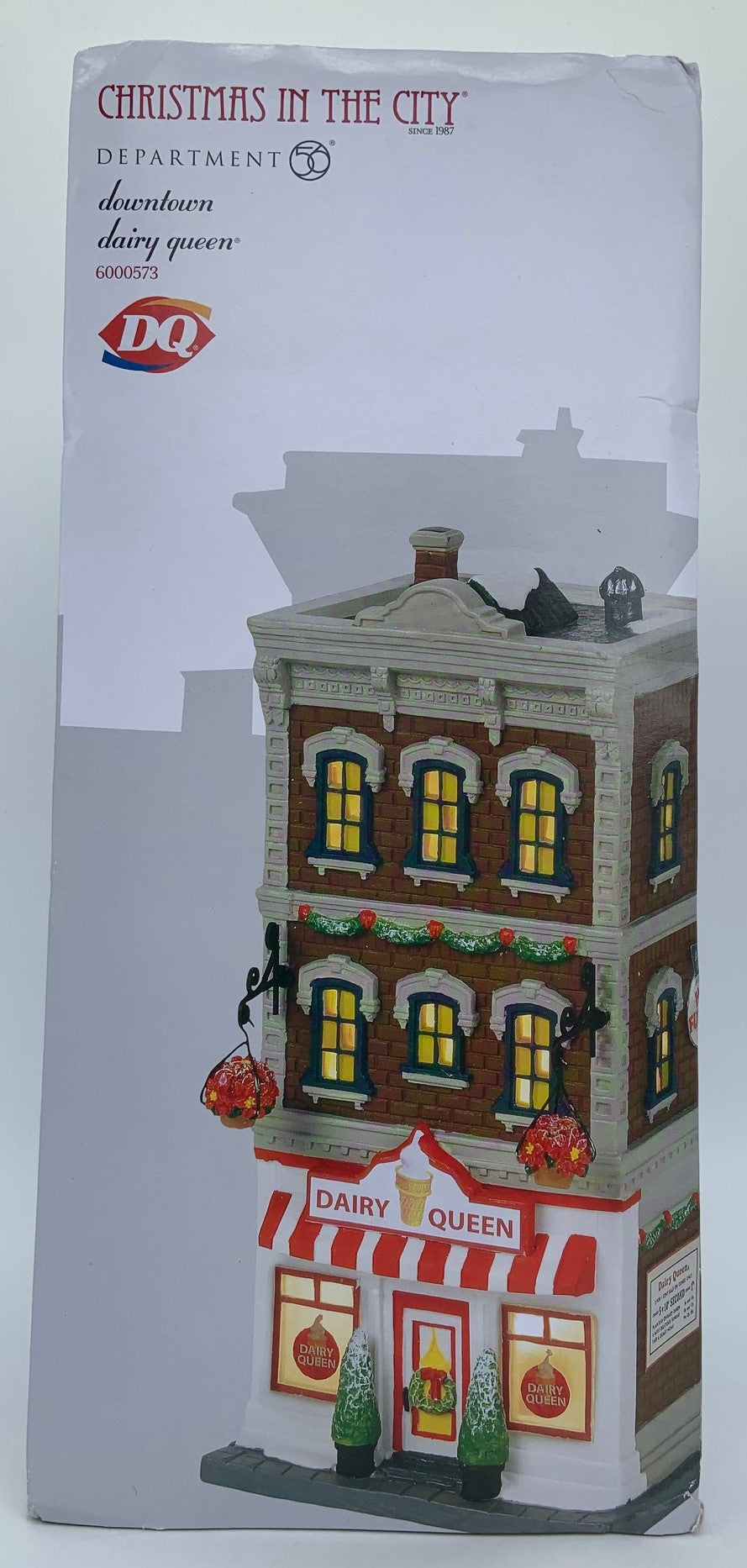 Retired Department 56- Christmas in the City "Downtown Dairy Queen"
