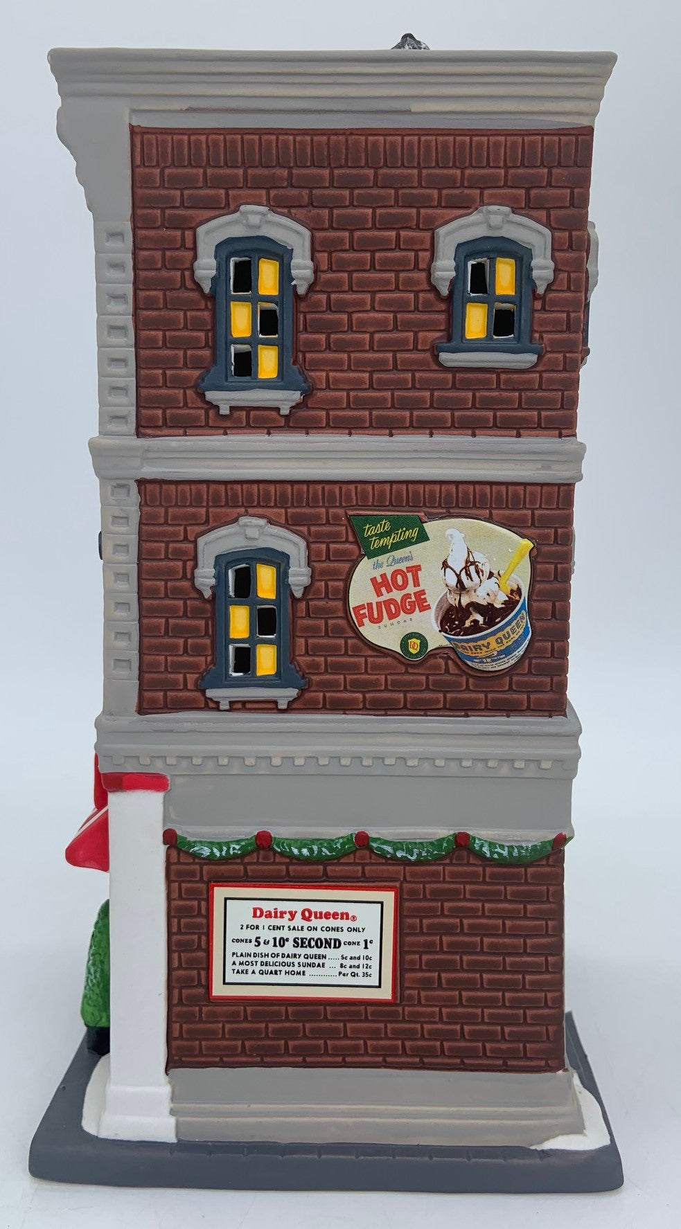 Retired Dept 56- Christmas in the City "Downtown Dairy Queen"