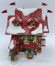 Load image into Gallery viewer, Dept 56- North Pole Series "Reindeer Flying Feed Store"