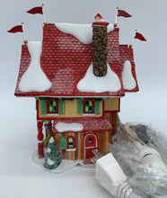 Load image into Gallery viewer, Retired Dept 56- North Pole Series "Reindeer Flying Feed Store"