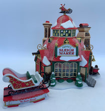 Load image into Gallery viewer, Dept 56- North Pole Series "Santa's Sleigh Maker" see note