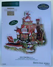 Load image into Gallery viewer, Dept 56- North Pole Series "Santa's Sleigh Maker" see note
