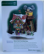 Load image into Gallery viewer, Retired Department 56- North Pole Series "Mickey's North Pole Holiday House"