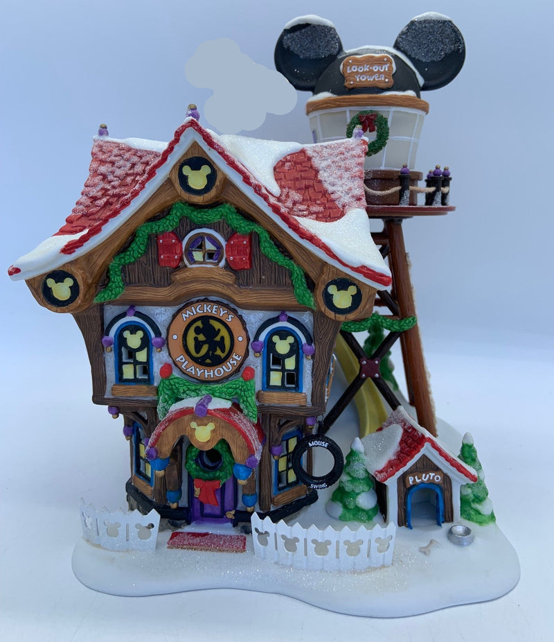 Dept 56- North Pole Series "Mickey's North Pole Holiday House"