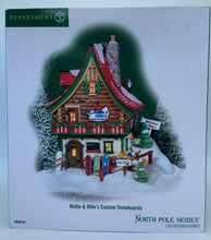 Load image into Gallery viewer, Retired Department 56- North Pole Series "Nollie & Ollie's Custom Snowboards"