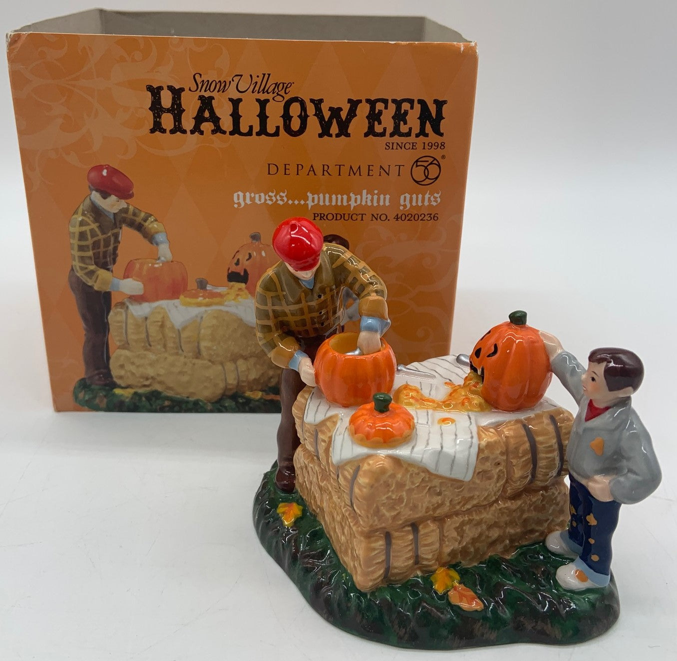 Department 56 Snow popular Village Halloween Retching Pumpkin Diner