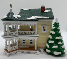 Load image into Gallery viewer, Dept 56- Snow Village "Carpenter Gothic Bed & Breakfast" side