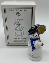 Load image into Gallery viewer, Dept 56- Exclusive Designs "Ed, The NCC Snowman" accessory