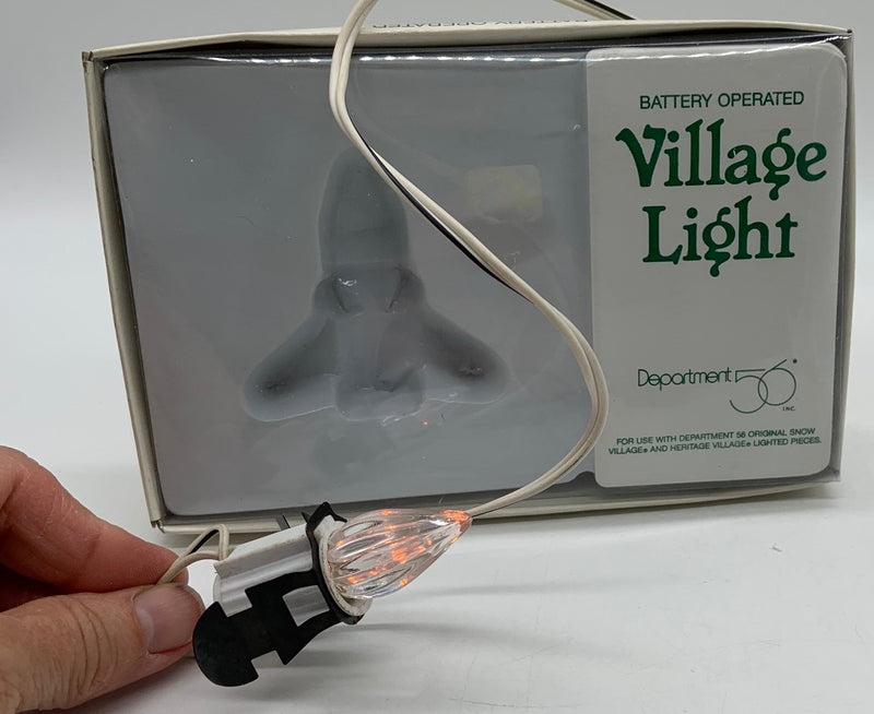 Department 56- Village Accessories "Single Cord Set with LED Light Bulb"