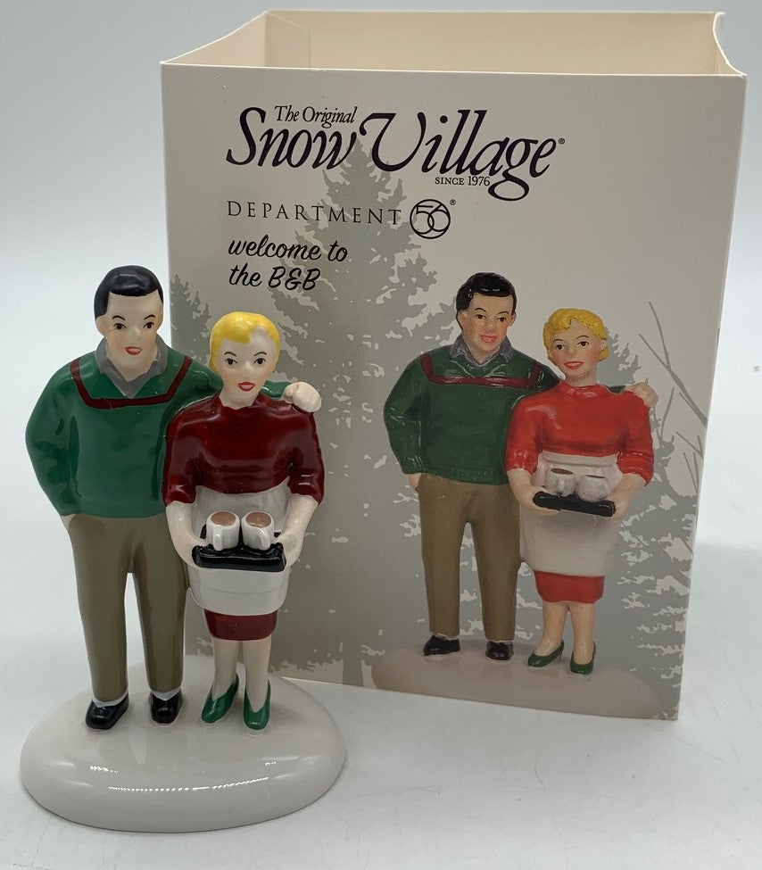 Dept 56 Snow Village to the B&B" accessory l Retired