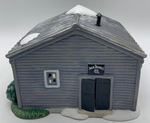 Load image into Gallery viewer, Retired Dept 56- Jack Daniel's Village "Charcoal Grinding Building and Jack on the Rocks accessory"