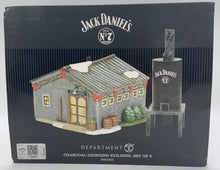 Load image into Gallery viewer, Department 56- Jack Daniel's Village "Charcoal Grinding Building and Jack on the Rocks accessory"