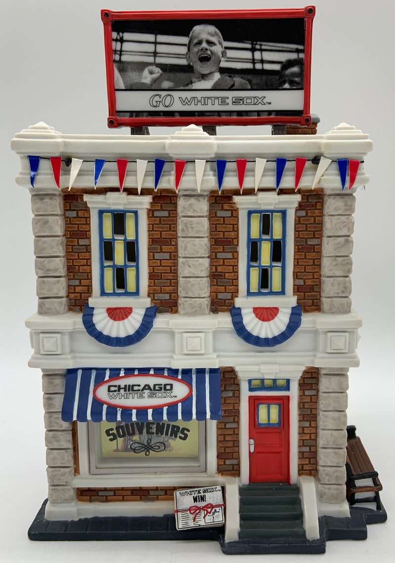 Dept 56- Christmas in the City "Chicago White Sox Souvenir Shop"
