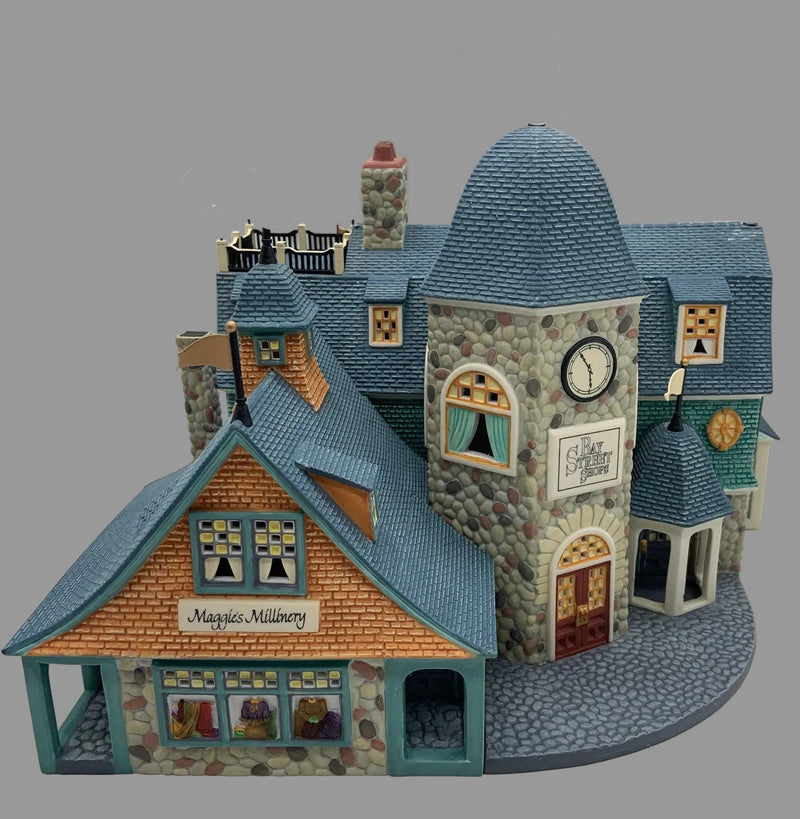Dept 56- Seasons Bay Series "Bay Street Shops" First Edition