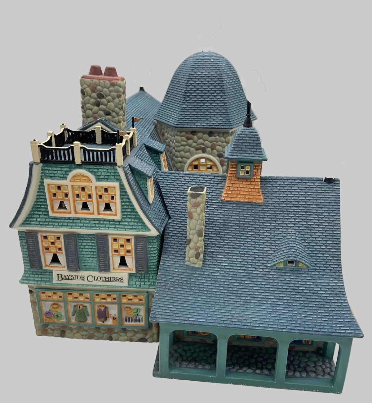 Department 56- Seasons Bay Series "Bay Street Shops" First Edition