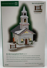 Load image into Gallery viewer, Retired Department 56- New England Village "Mt. Gibb Congregational Church"